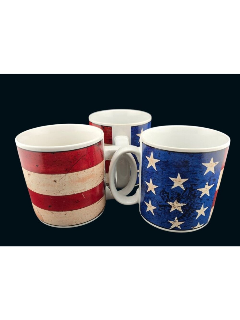 Warren Kimble Colonial Americana Mugs Set Of 3 1997 Sakura